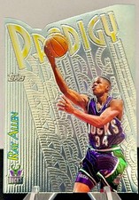 RAY ALLEN (HOF) 1999-00 TOPPS NM/MT INSERT DIE CUT PRODIGY #PR10-LOOK!!