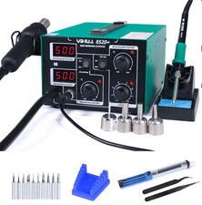 YIHUA 852D Air Pump Hot Air Gun 2-in-1 Soldering Desoldering Rework Station