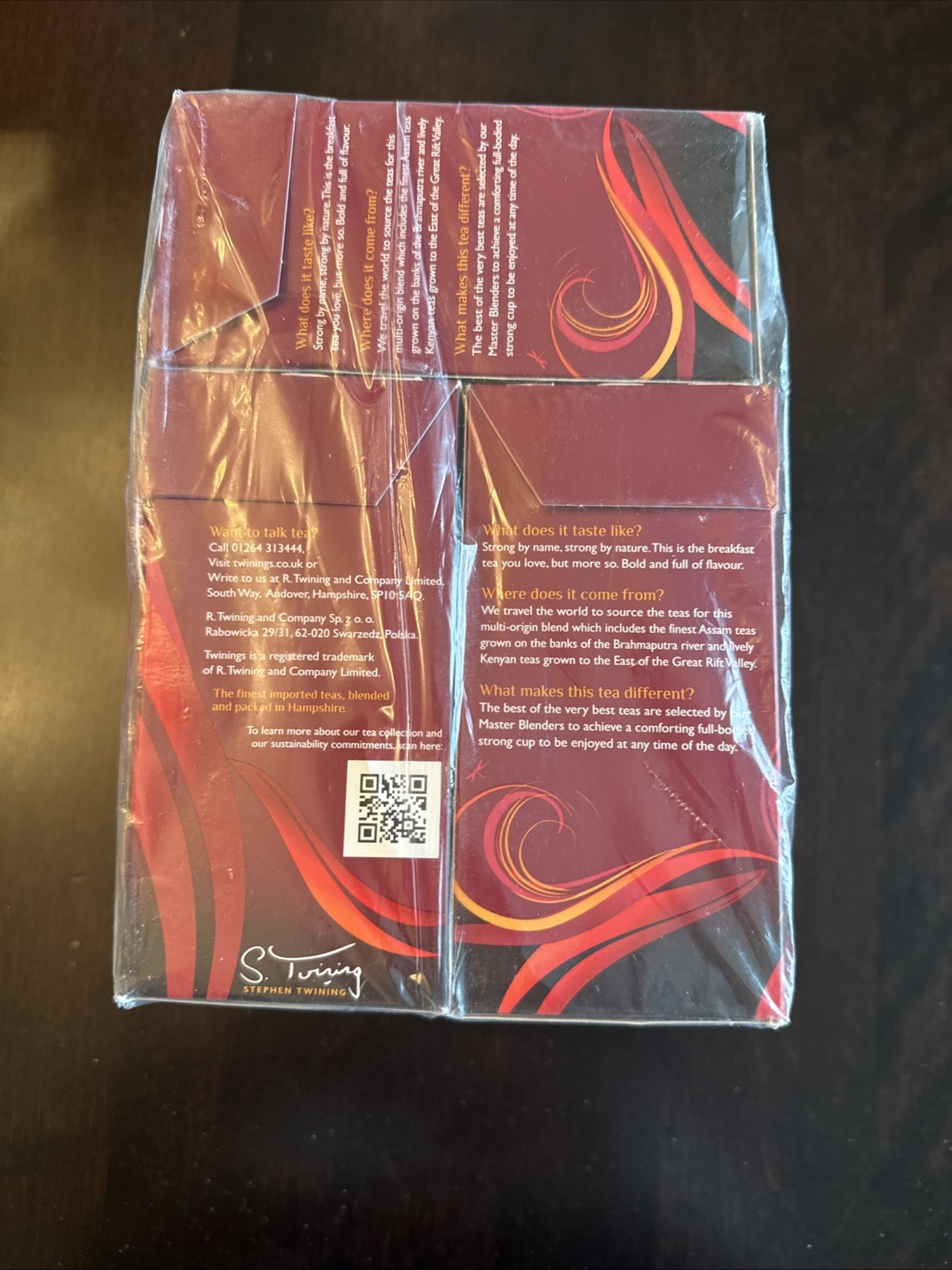 Lot of 3 Boxes: Twinings Strong English Breakfast Expires 11/2026