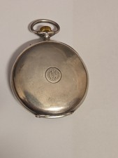 LONGINES aus BERLIN - GEB. EPPNER Silber Herren Taschenuhr um 1890 mit TOP Werk