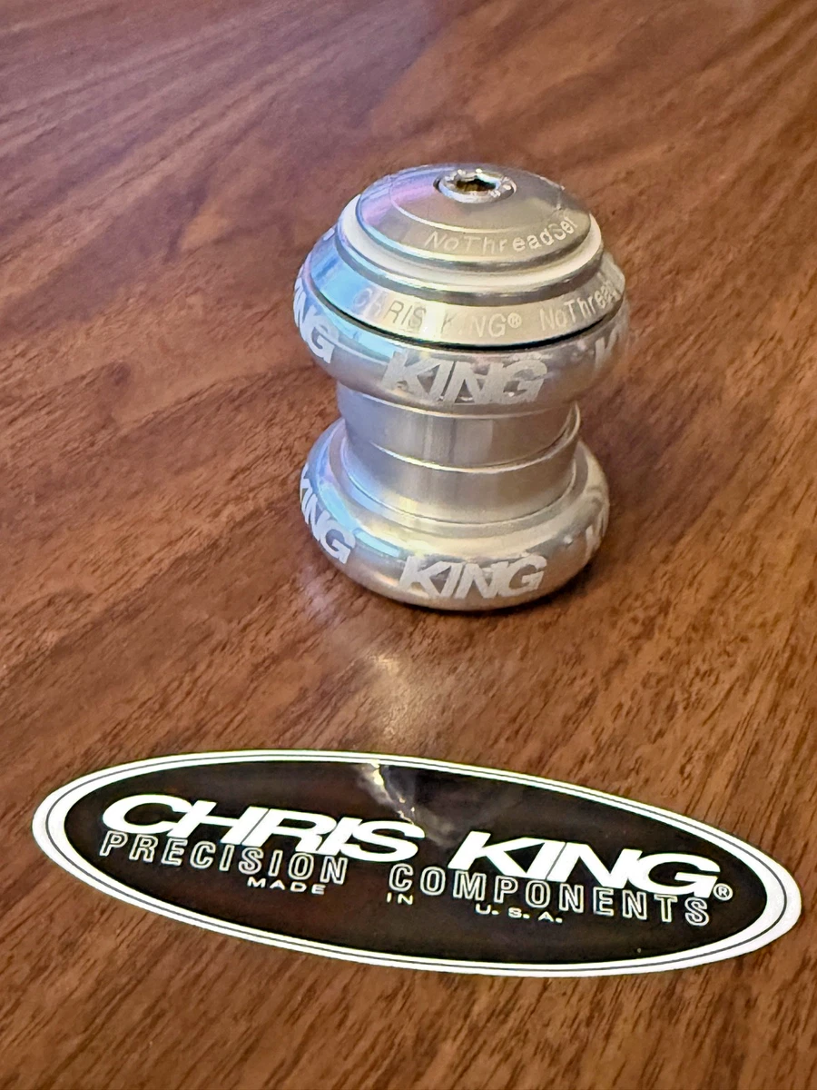 Chris King Silver 1 1/8 in Steerer Tube Diameter Bicycle Headsets