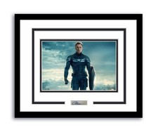 Captain America Chris Evans Autographed Signed 11x14 Framed Photo ACOA