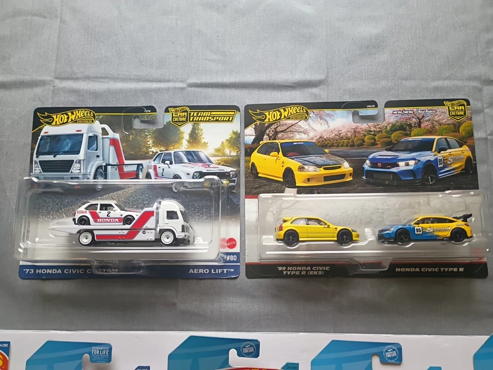 Lote Honda Hot Wheels, Premium - Serie Silver - Super Treasure Hunt y... Foto 2 de 4
