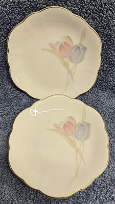 2 Vintage 80s MIKASA Swiss Garden WINE Bottle Coasters 5.5'' HTF Never Used
