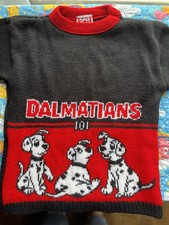 Vintage 101 Dalmations Christmas Sweater Size 7