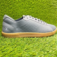 Flux Footwear Adapt Trainer Gray Gum Mens Size 9.5 Athletic Knit Shoes Sneakers