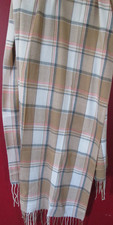 100 CASHMERE Scarf Check Tartan Plaid Wrap Plain Scarves Winter Warm NWOT