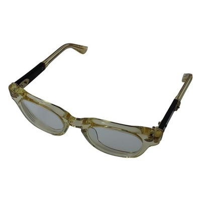 CHROME HEARTS JENNA TAIL YEA Sunglasses 49□23-142 Clear Gold