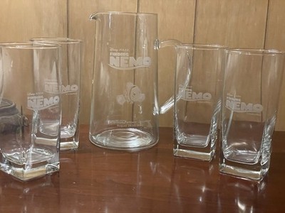 RARE Finding Nemo Pitcher/Glass Set, Promotional Partners  Conf. 2002, LE No. 62