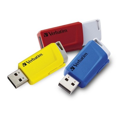 Verbatim Store 'n' Click USB-Stick 3x - USB 3.2 Gen1-16GB - memory-stick with lo