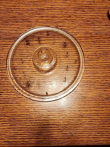 VTG~Rodney Kent~Atomic Starline #813 Lid Federal Glass, Ships from Salina Kansas