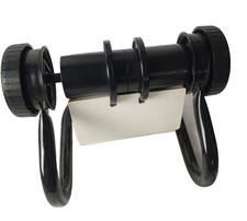 Rolodex Black Frame Open Rotary Card File Desktop Organizer A-Z Complete