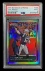 2006 bowman chrome #166 tom brady; base SP refractor insert PSA 9  WELL CENTERED