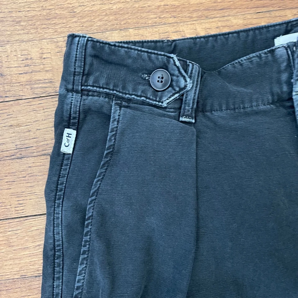 Citizens of Humanity Payton High Rise Wide Leg Black Pleated Trouser Sz 28 - Image 3 of 4