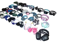 Lot of 36 Wired Different Brands Headphones - Free Shipping.