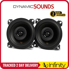 Infinity Alpha 403F 4" (100mm) 2 Way Coaxial Car Speakers 4ohm 320W