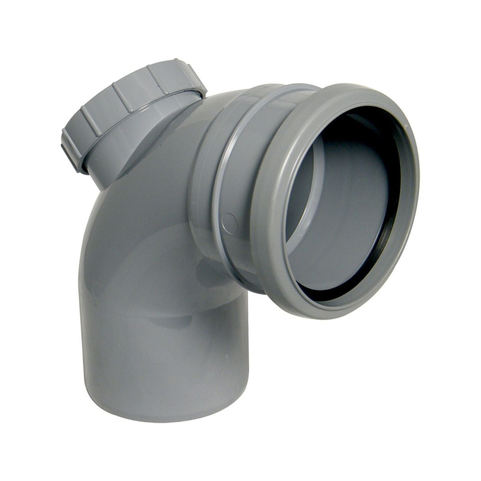 FloPlast 110mm Soil Access Bend 92.5' Grey