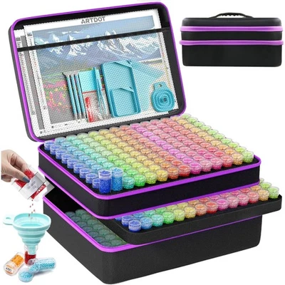 Diamond Painting Zubehör Boxen 420 Stück Aufbewahrung Schmuck Perlen DIY - Bild 1 von 4