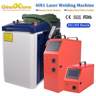 1500W-3000W Raycus Fiber Laser Welding Cleaning Machine Single/Dual Wire Feeder