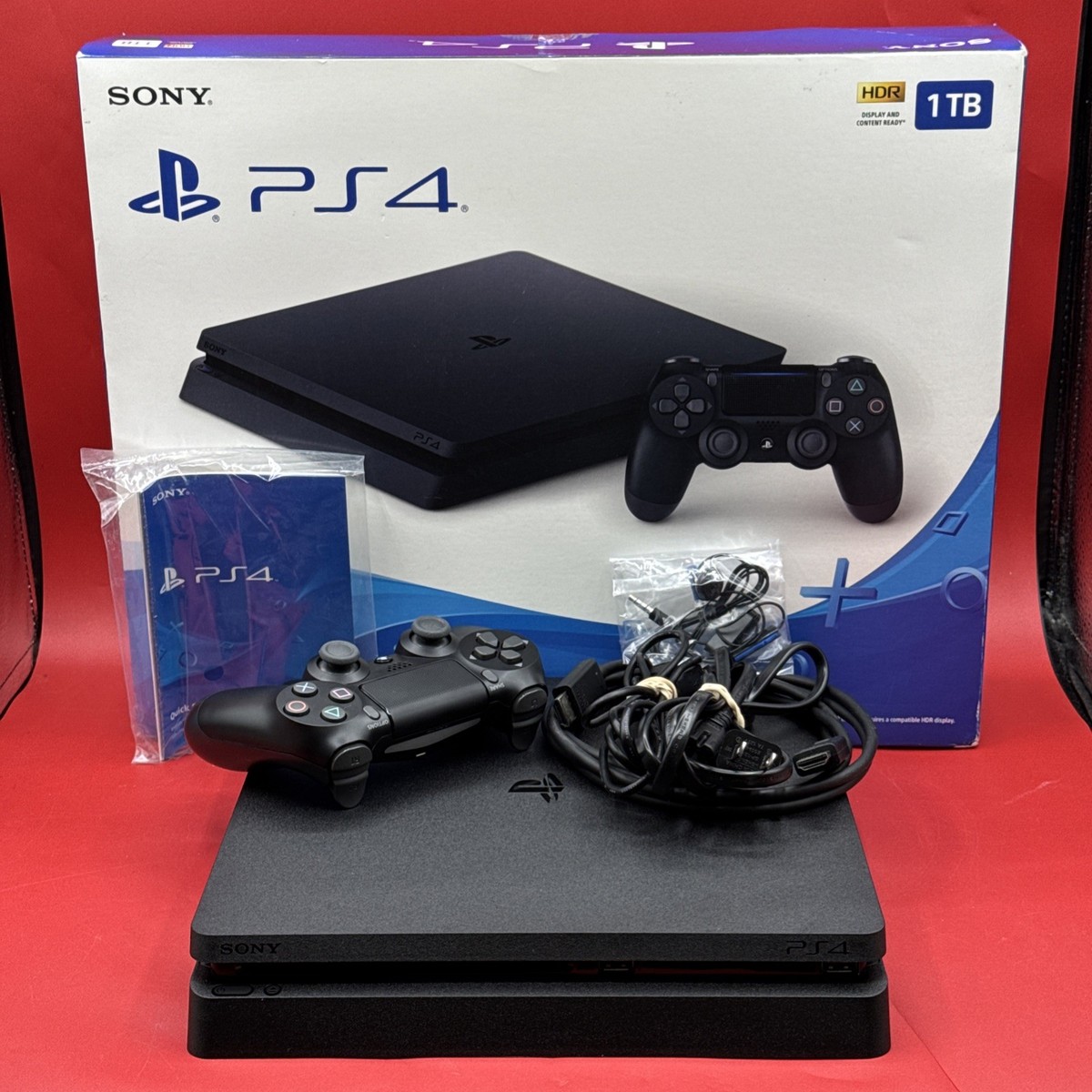 PS4 1TB 状態良し。 Low Firmware 8.50 PlayStation 4 PS4 1TB Console w/Cords/Controller