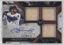 2022 Topps Museum Collection Swatches Triple Relic 5/150 Gary Sanchez Auto 1e5k