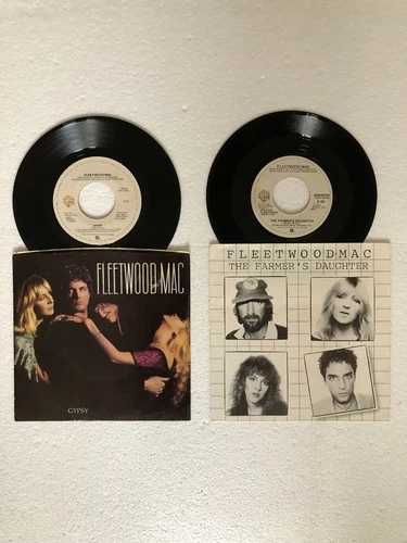 FLEETWOOD MAC Lot of 2 7" 45 - Gypsy/The Farmer's Daughter EX/NM