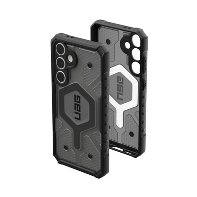 UAG Samsung Galaxy S24 FE Case Pathfinder Clear, Magnetic Charging Rugged, Ash