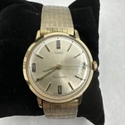 Vintage Rare Gents Timex Viscount 4047 3169 Self-Wind Watch Works Great