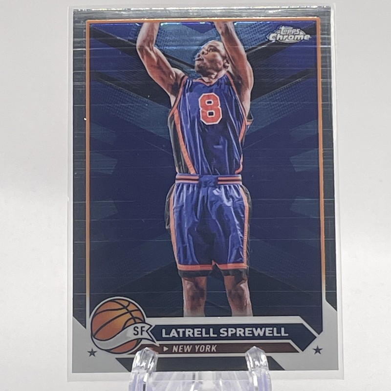 2023-24 Topps Chrome #40 Latrell Sprewell New York Knicks