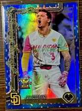 Jackson Merrill Blue Metallic Lights H30 Card Prices | Jackson