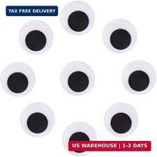40mm Black Googly Wiggle Eyes 50pc With Self-adhesive for Handmade Crafts Decora
