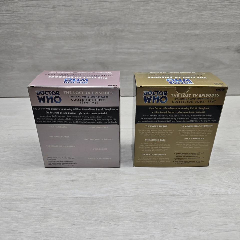 Doctor Who The Lost TV Episodes Complete Set 1st Print Box Sets Audiobook CDs EX - Image 3 of 4