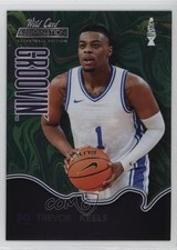 2021-22 Wild Card Alumination Groovin' Green - Purple Nameplate Trevor Keels 0q3