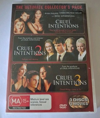 Cruel Intentions Ultimate Collector s Pack DVD   3 Disc Movie Collection