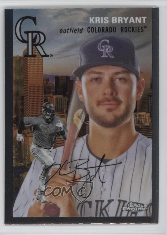 2023 Chrome Platinum Anniversary 1954 Topps City Variations Kris Bryant 0bg1
