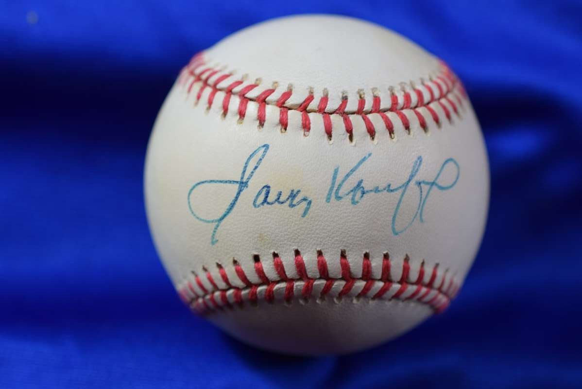 Sandy Koufax PSA DNA Signed National League ONL Autograph Baseball Dodgers