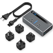 250-Watt Step Down 220V to 110V Voltage Converter, International Power