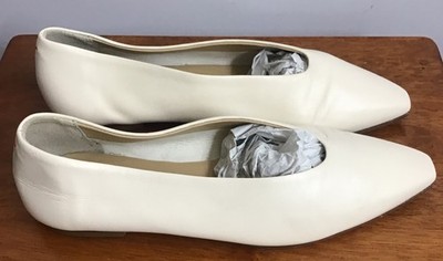 aeyde shoes Casey Pointed Ballet Flat Leather Square Tip Size 36