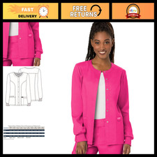 Women's Snap Front Scrub Jacket - WW Revolution Medical Workwear, Comfortable