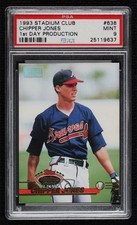 1993 Topps Stadium Club 1st Day Issue Chipper Jones #638 PSA 9 MINT HOF 7a9