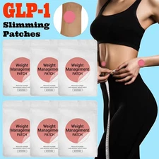 GLP-1 Patches - Weight Loss Slimming Weight Management - 30-150 Count Patches US