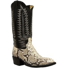 Bota vaquera Cowtown pitón corte trasero para hombre W808