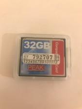 PEAK 32 GB Compact Flash Memory Card Formatted
