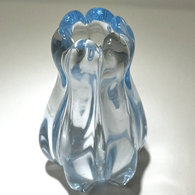 8.5 Art Glass Vicke Lindstrand Orrefors ''Stella Polaris'' Vase Sweden Vintage