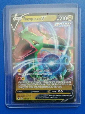 Pokémon TCG Crown Zenith: Rayquaza V (100/159) - Ultra Rare - Near Mint 