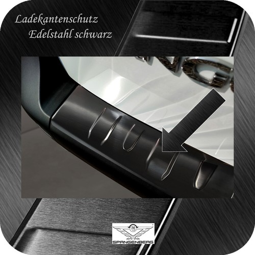 Ladekantenschutz Edelstahl schwarz graphit für Renault Kangoo III ab Bj 05.2021- - Bild 4 von 8