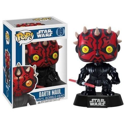 STAR WARS DARTH MAUL 3.75"" VINYL BOBBLE HEAD FIGURE POP FUNKO