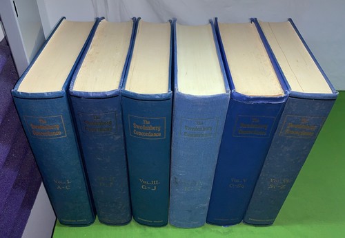 THE SWEDENBORG CONCORDANCE Emanuel Vintage Bible FULL SET OF 6 CHRISTIAN STUDIES - Picture 5 of 15