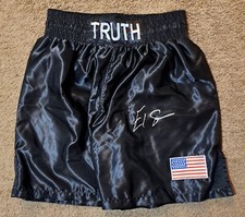 Errol Spence Jr Signed Boxing Trunks With Beckett Witnessed COA
