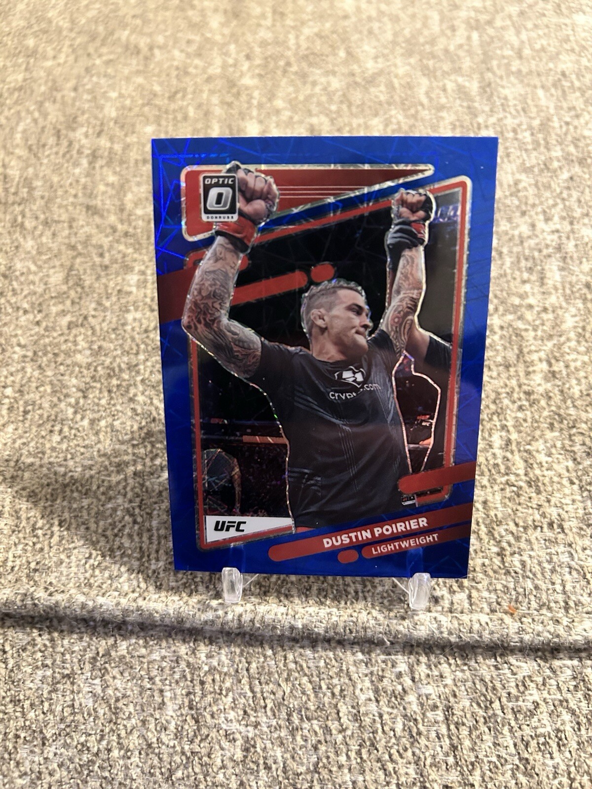 2022 Donruss Optic UFC BLUE VELOCITY PRIZM #2 Dustin Poirier